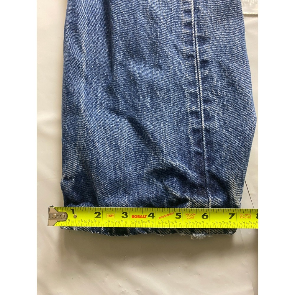 Levi's Jeans Mens 32x30 Blue Straight Leg Denim Classic‎ Faded Wash - Picture 4 of 12